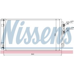 Condenser NISSENS 940236 OE Ref 64504270545