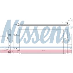 Condenser NISSENS 940453 OE Ref 4G0260403A