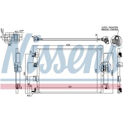 Condenser NISSENS 940463 OE Ref 1907402 NISSENS