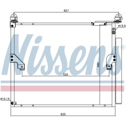 Condenser NISSENS 940508 OE Ref 88460-60430 NISSENS