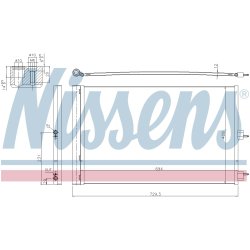 Condenser NISSENS 940660 OE Ref A0995001054 NISSENS