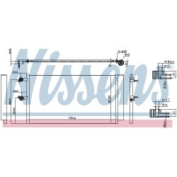 Condenser NISSENS 940743 OE Ref 31439826 NISSENS