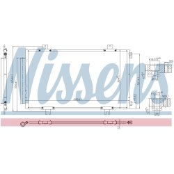 Condenser NISSENS 940746 OE Ref 9531061M10 NISSENS