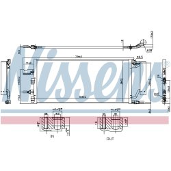 Condenser NISSENS 940759 OE Ref 64509271206 NISSENS
