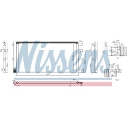 Condenser NISSENS 940829 OE Ref GK2119710AA