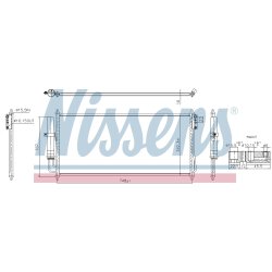 Condenser NISSENS 940911 OE Ref 921008J000