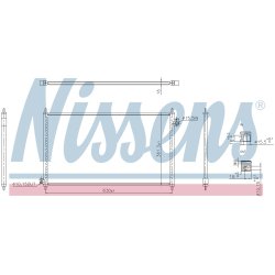 Condenser NISSENS 940917 OE Ref 80100S84A10
