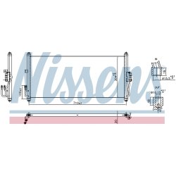 Condenser NISSENS 940919 OE Ref 921104Z010
