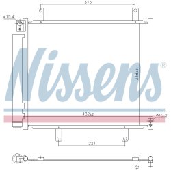 Condenser NISSENS 940932 OE Ref 9531077R00