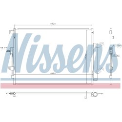 Condenser NISSENS 940934 OE Ref 68399028AB