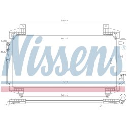 Condenser NISSENS 940936 OE Ref 7812A351