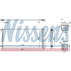 Condenser NISSENS 940948 OE Ref 921006188R