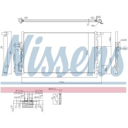 Condenser NISSENS 941063 OE Ref 97606D7500 NISSENS
