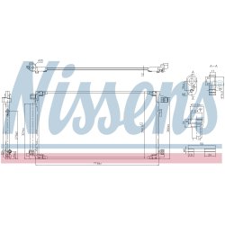 Condenser NISSENS 941071 OE Ref 8846047020 NISSENS
