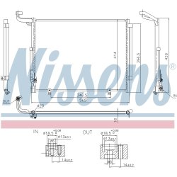 Condenser NISSENS 941092 OE Ref 2112501 NISSENS