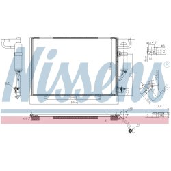Condenser NISSENS 941101 OE Ref 2030994 NISSENS