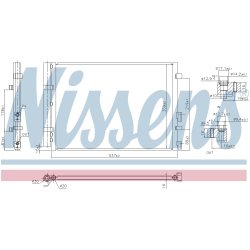 Condenser NISSENS 941129 OE Ref 97606C8200 NISSENS