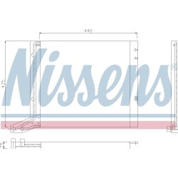 Condenser NISSENS 94113 OE Ref 82440583