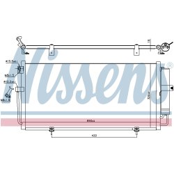 Condenser NISSENS 941145 OE Ref 73210FE001 NISSENS