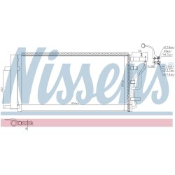 Condenser NISSENS 941160 OE Ref 97606F2200 NISSENS