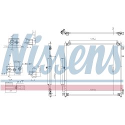Condenser NISSENS 941164 OE Ref LR106642 NISSENS
