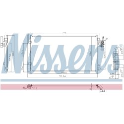 Condenser NISSENS 941175 OE Ref LR075358 NISSENS