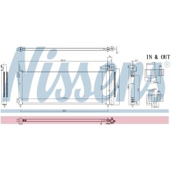 Condenser NISSENS 941179 OE Ref 8846042150 NISSENS
