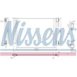 Condenser NISSENS 941197 OE Ref 921005FA0A