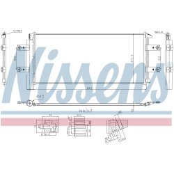 Condenser NISSENS 941254 OE Ref 9615000154