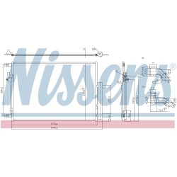 Condenser NISSENS 941288 OE Ref 68247214AA