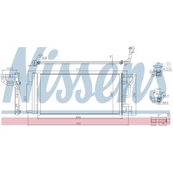 Condenser NISSENS 941289 OE Ref 97606J7290
