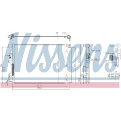 Condenser NISSENS 941290 OE Ref 97606D7050