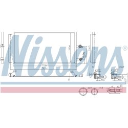 Condenser NISSENS 941291 OE Ref 31684307
