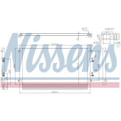 Condenser NISSENS 941294 OE Ref 921105SH0B