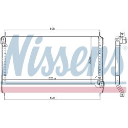 Condenser NISSENS 94195 OE Ref 7774281 NISSENS