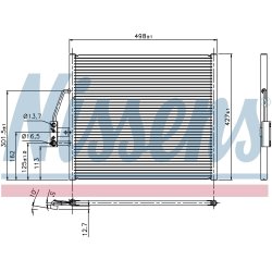 Condenser NISSENS 94274 OE Ref 8.391.647 NISSENS