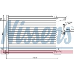 Condenser NISSENS 94346 OE Ref 55115864 NISSENS