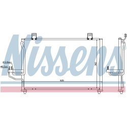 Condenser NISSENS 94422 OE Ref OK2C0-61-480