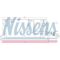Condenser NISSENS 94502 OE Ref 1618 109 NISSENS