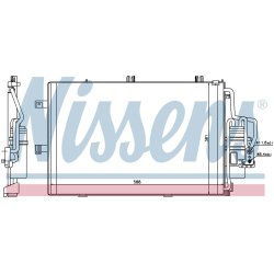 Condenser NISSENS 94546 OE Ref 1850 000 NISSENS