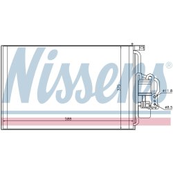 Condenser NISSENS 94547 OE Ref 13114013 NISSENS