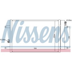 Condenser NISSENS 94575 OE Ref 1145777 NISSENS