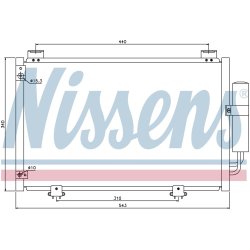 Condenser NISSENS 94581 OE Ref 88450-0D021 NISSENS