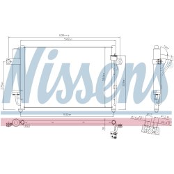 Condenser NISSENS 94646 OE Ref 976061C100 NISSENS