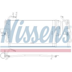Condenser NISSENS 94653 OE Ref 1850 065 NISSENS