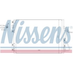 Condenser NISSENS 94657 OE Ref 27650-00QAM NISSENS