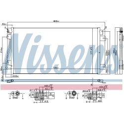 Condenser NISSENS 94660 OE Ref 4403 238 NISSENS