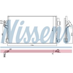 Condenser NISSENS 94674 OE Ref 6398350370 NISSENS