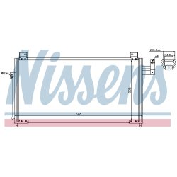 Condenser NISSENS 94705 OE Ref BK2J61480A