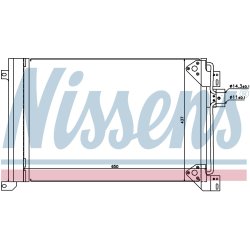 Condenser NISSENS 94713 OE Ref 42583088 NISSENS